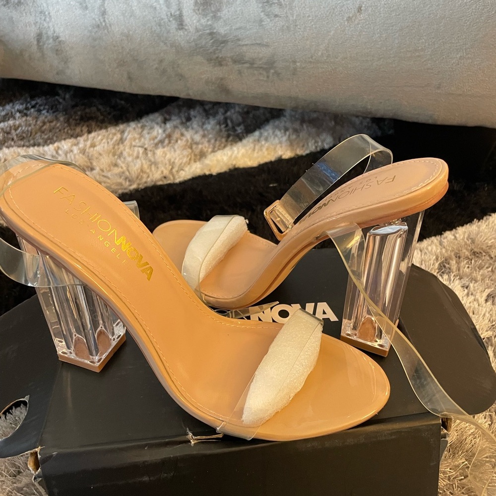 Clear heel